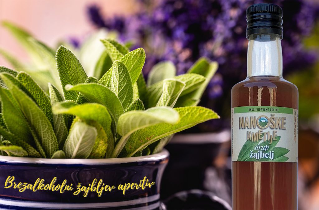 Brezalkoholni žajbljev aperitiv